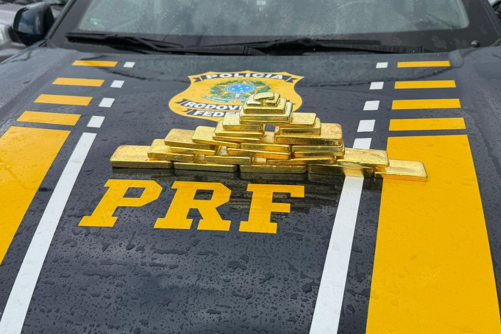 PRF apreende 15,5 kg de ouro irregular avaliado em R$ 10 milh&otilde;es em Roraima