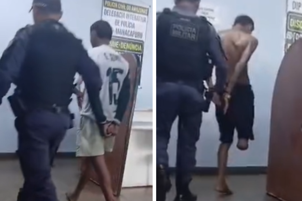 Assaltante com amputação em uma das pernas e comparsa são presos no AM