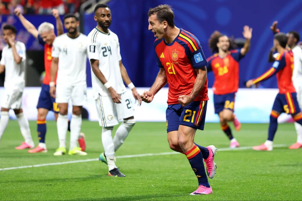 Espanha goleia Arábia Saudita e reage na Copa do Mundo com atuação dominante