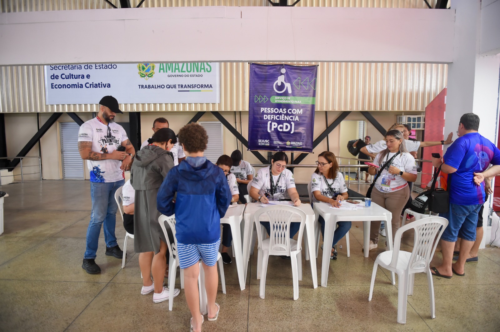 SEPcD inicia entrega de credenciais para Espa&ccedil;o Acess&iacute;vel em Parintins 2026