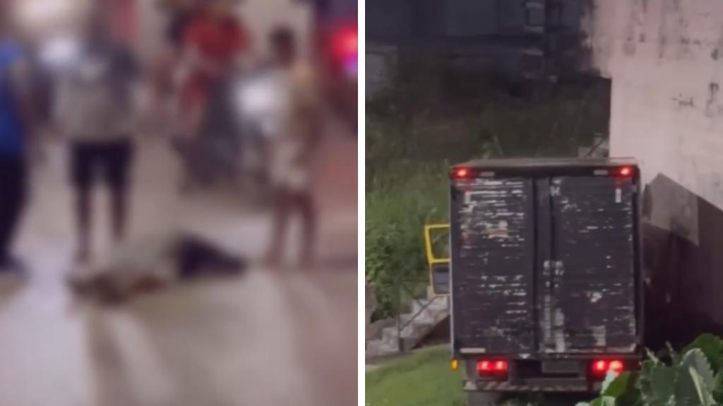Motorista pula de caminh&atilde;o desgovernado e escapa de colis&atilde;o com pr&eacute;dio em Rio Preto da Eva