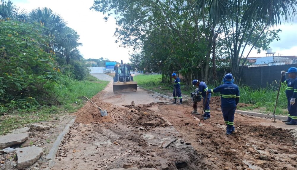 Prefeitura autua concessionária de água após obra irregular no Lírio do Vale