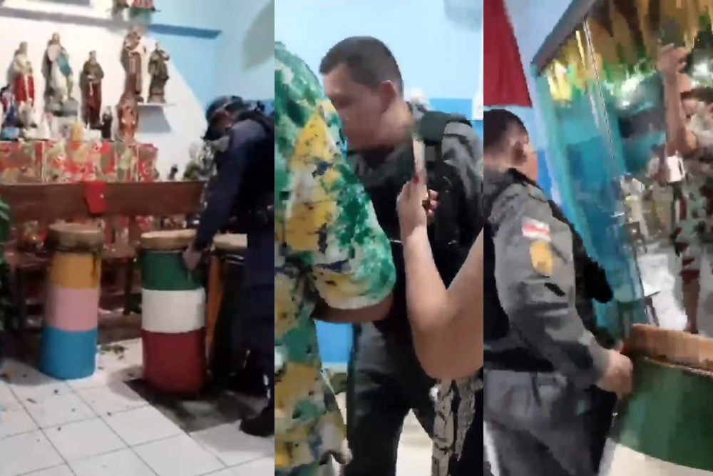 Terreiro denuncia ação da PM por racismo religioso após apreensão de instrumentos sagrados em Manaus