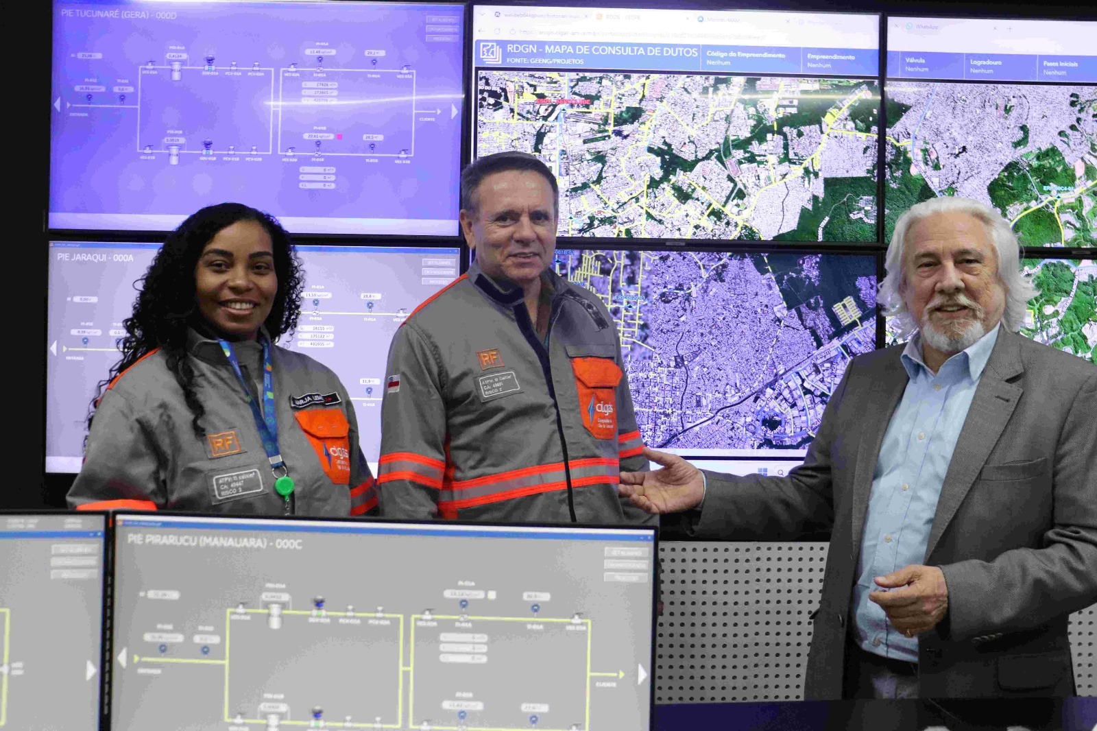 Cigás finaliza conexão da estação da UTE Manaus 1 ao Centro de Controle Operacional