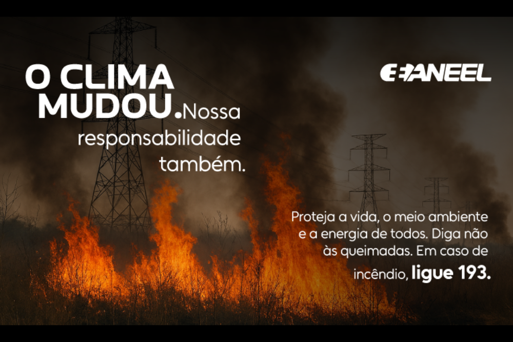 Campanha educa sobre incêndios próximos a linhas de transmissão de energia