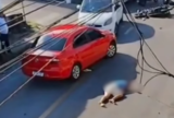 Motociclista fica ferido após colisão com ônibus na zona Sul de Manaus