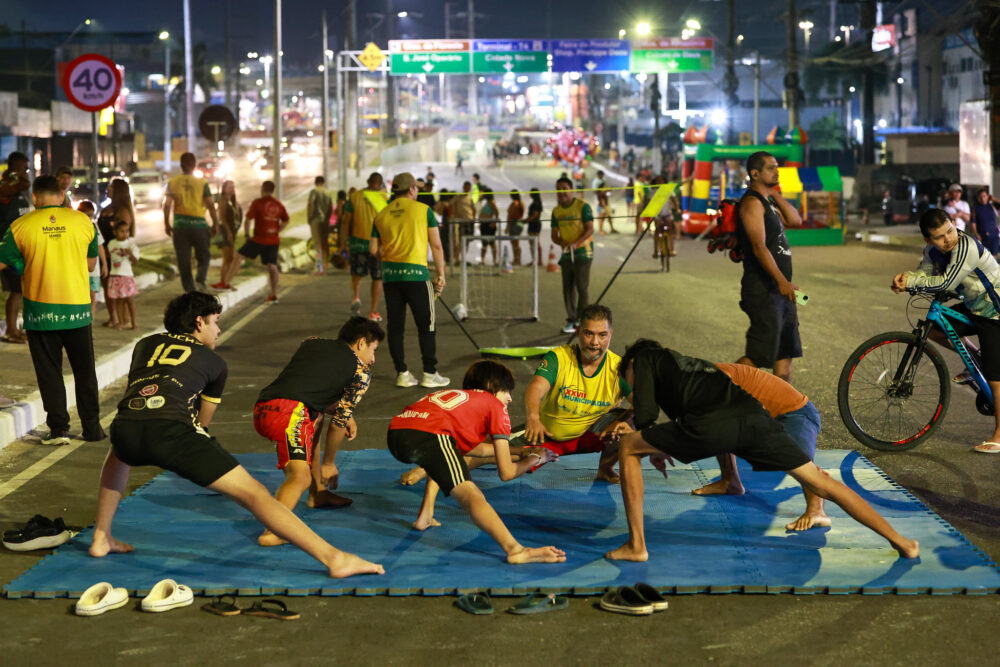Faixa Liberada Itinerante leva esporte, cultura e lazer ao bairro Jorge Teixeira
