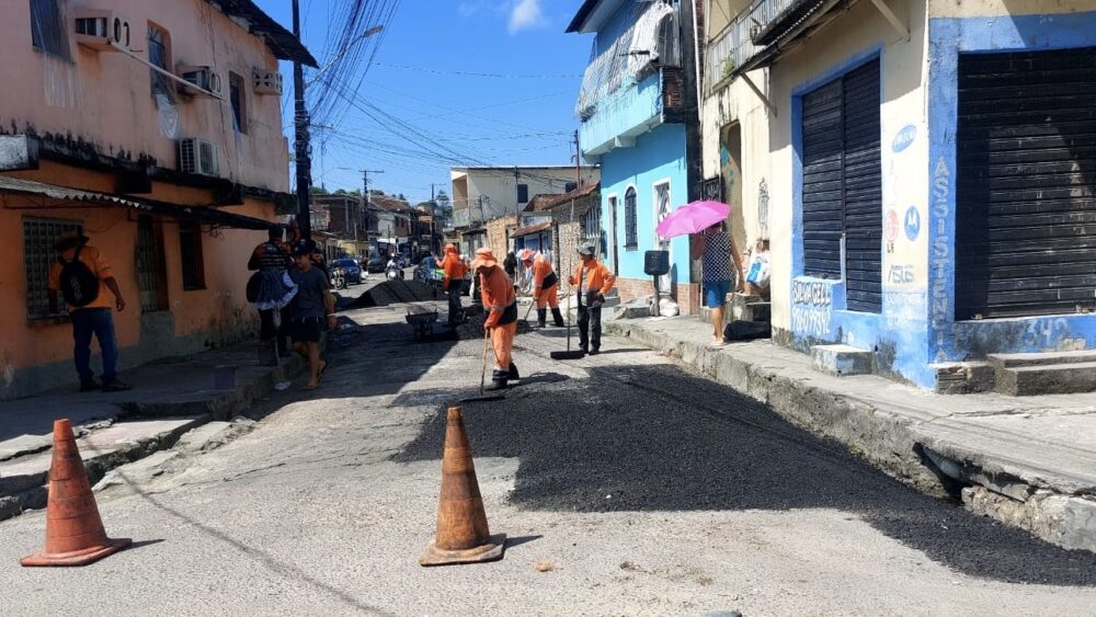 Obras de recapeamento melhoram a mobilidade no bairro Tancredo Neves