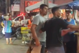 Discussão entre motorista de 'amarelinho' e motociclista após acidente chama atenção em Manaus