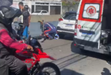 Acidente na avenida Darcy Vargas deixa homem ferido e provoca trânsito lento em Manaus