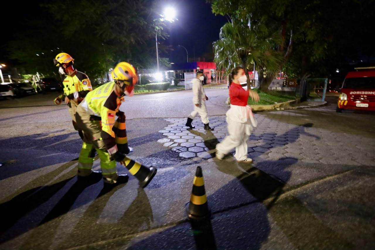 Defesa Civil orienta população após vazamento de estireno no Distrito Industrial
