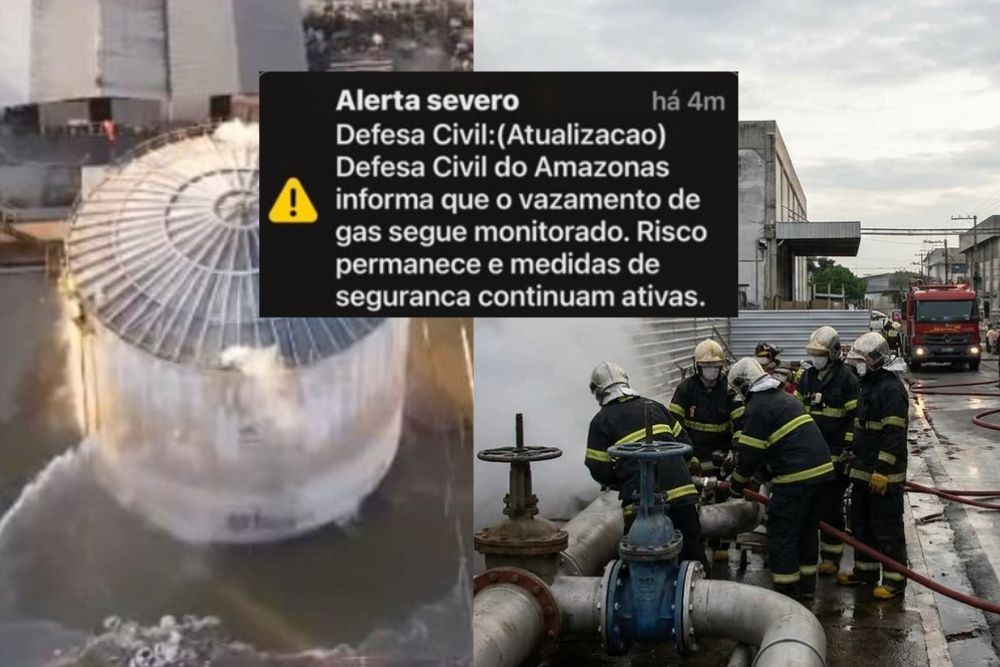 Defesa Civil mantém alerta para vazamento de gás e orienta população em Manaus