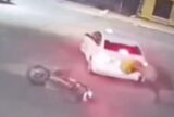 Entregadora por aplicativo fica ferida após colisão com táxi na zona leste de Manaus
