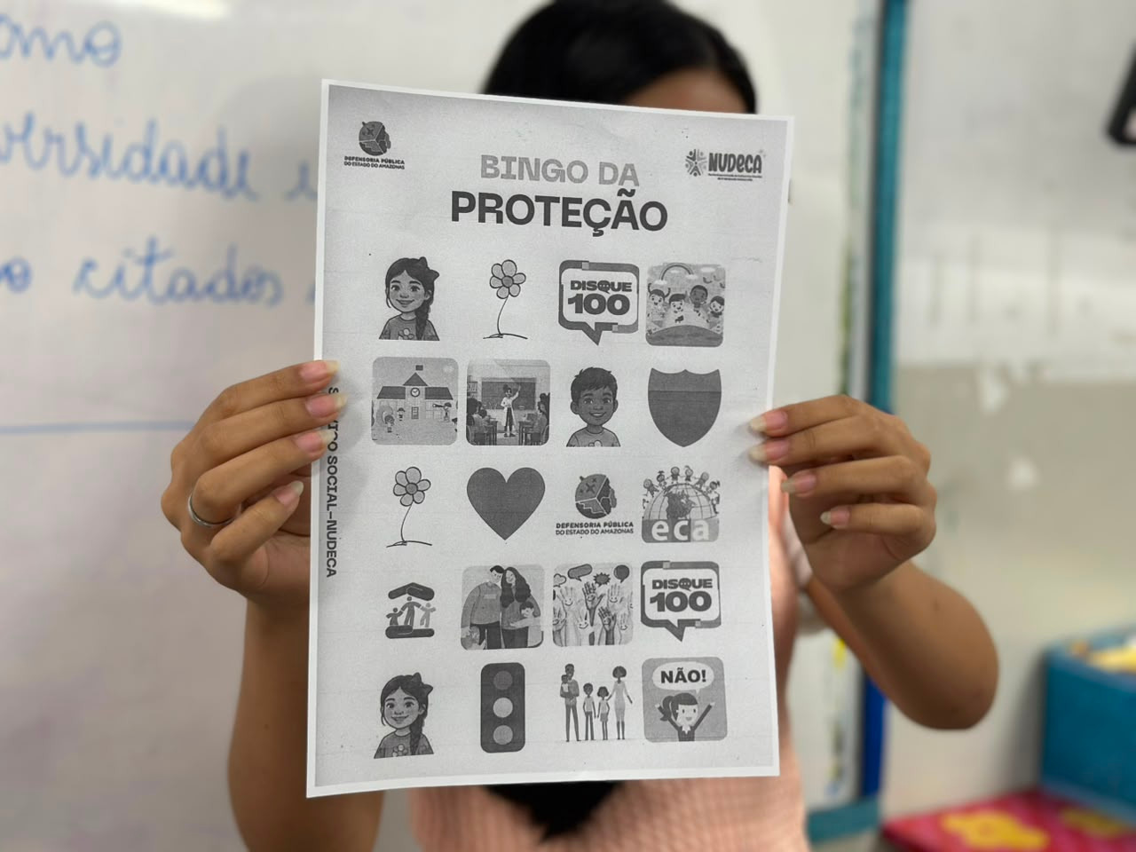 Defensoria promove ação de combate à violência infantil em escola municipal