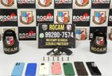 Adolescente foragido é apreendido com arma e sete celulares após perseguição em Manaus