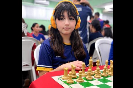 Pelci celebra ouro no xadrez infantil feminino durante os 47º JEAs