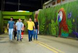 Renato Junior vistoria obra que moderniza passagem de nível entre Constantino Nery e Theomário Pinto