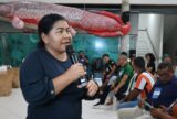 Manejadores de pirarucu discutem proteção territorial durante encontro no Médio e Alto Solimões
