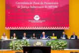 Prefeito Renato Junior participa de posse de novos promotores e reforça parceria entre instituições