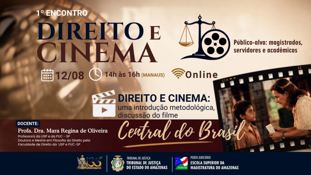 Esmam abre inscrições para curso que une cinema e Direito Esmam abre inscrições para curso que une cinema e Direito