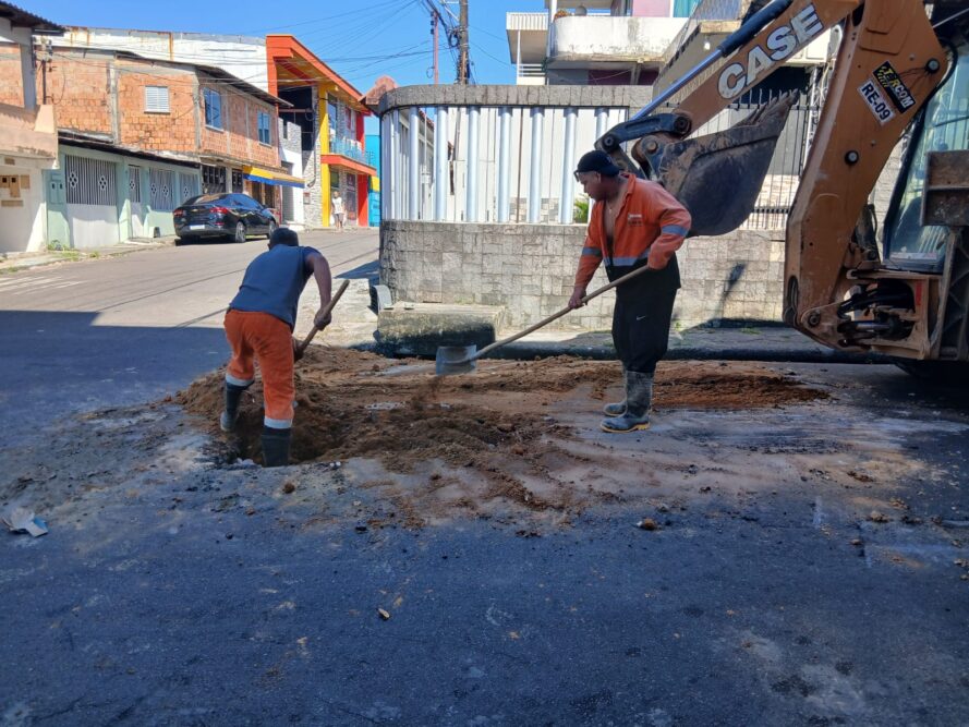 Alvorada recebe recuperação de drenagem e novo pavimento em trecho de avenida