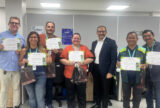 Ageman reconhece servidores que contribuíram em ação de descarte sustentável de resíduos