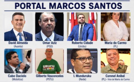 Oito candidatos concorrem ao Governo do Amazonas nas Eleições 2026; TSE encerra prazo de registro em 15 de agosto