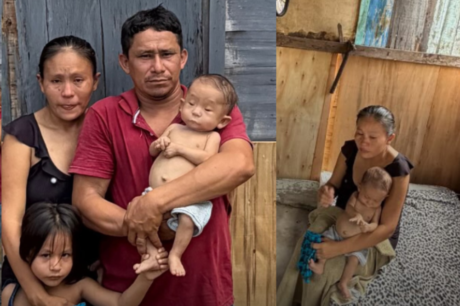 Família de Parintins vai a Manaus para tratar bebê de 9 meses e pede ajuda