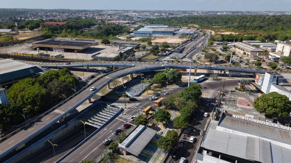 Complexo viário do São José Operário recebe obras de modernização Complexo viário do São José Operário recebe obras de modernização
