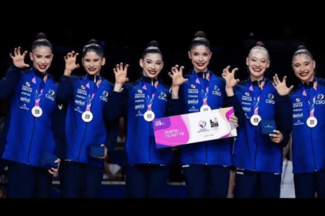 Brasil conquista bronze no Mundial de ginástica rítmica e garante vaga em Los Angeles 2028