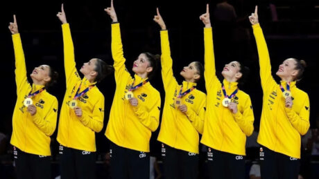 Brasil conquista ouro inédito no Mundial de ginástica rítmica