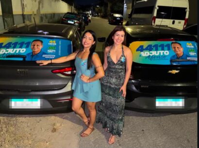 Adjuto Afonso lança campanha com adesivaço em Manaus