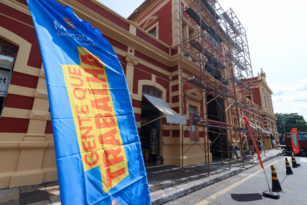 Mercado Adolpho Lisboa recebe novas ações de revitalização em Manaus