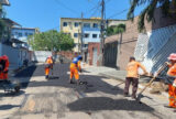 Bairro Dom Pedro: Trechos desgastados da rua Almirante Custódio de Melo são recuperados