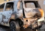 Vazamento de gás provoca incêndio em carro de aplicativo durante corrida no Aleixo