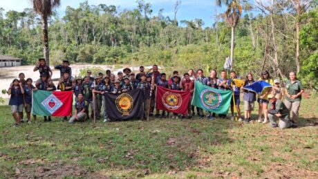 Acampamento reúne mais de 100 escoteiros na AM-010