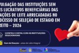 Esmam repassa 790 latas de leite arrecadadas em seleção de estágio a 11 instituições sociais