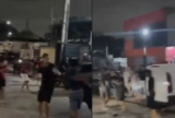 Briga generalizada assusta frequentadores de estabelecimento de bebidas no Parque 10