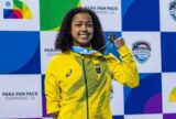 Parapan-Pacífico: nadadora Alessandra quebra recorde mundial