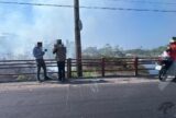 Incêndio atinge área de mata no São Raimundo e fumaça se espalha por bairros próximos