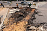Ampliação de canteiro central e calçada inicia em trecho da avenida Rodrigo Otávio