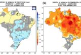 Agosto tem chuva abaixo da média na maior parte do Amazonas, aponta Inmet