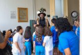 Estudantes visitam biblioteca João Bosco Pantoja Evangelista e curtem contação de histórias