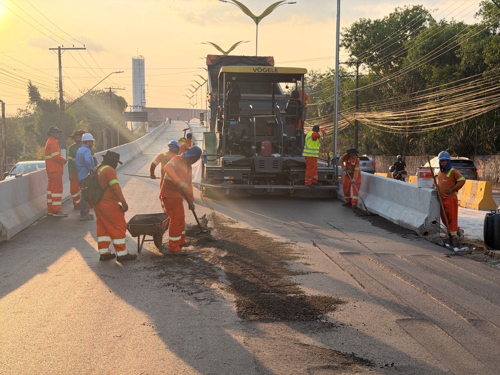 Primeira faixa da alça viária do ‘Passarão’ é concluída em Manaus