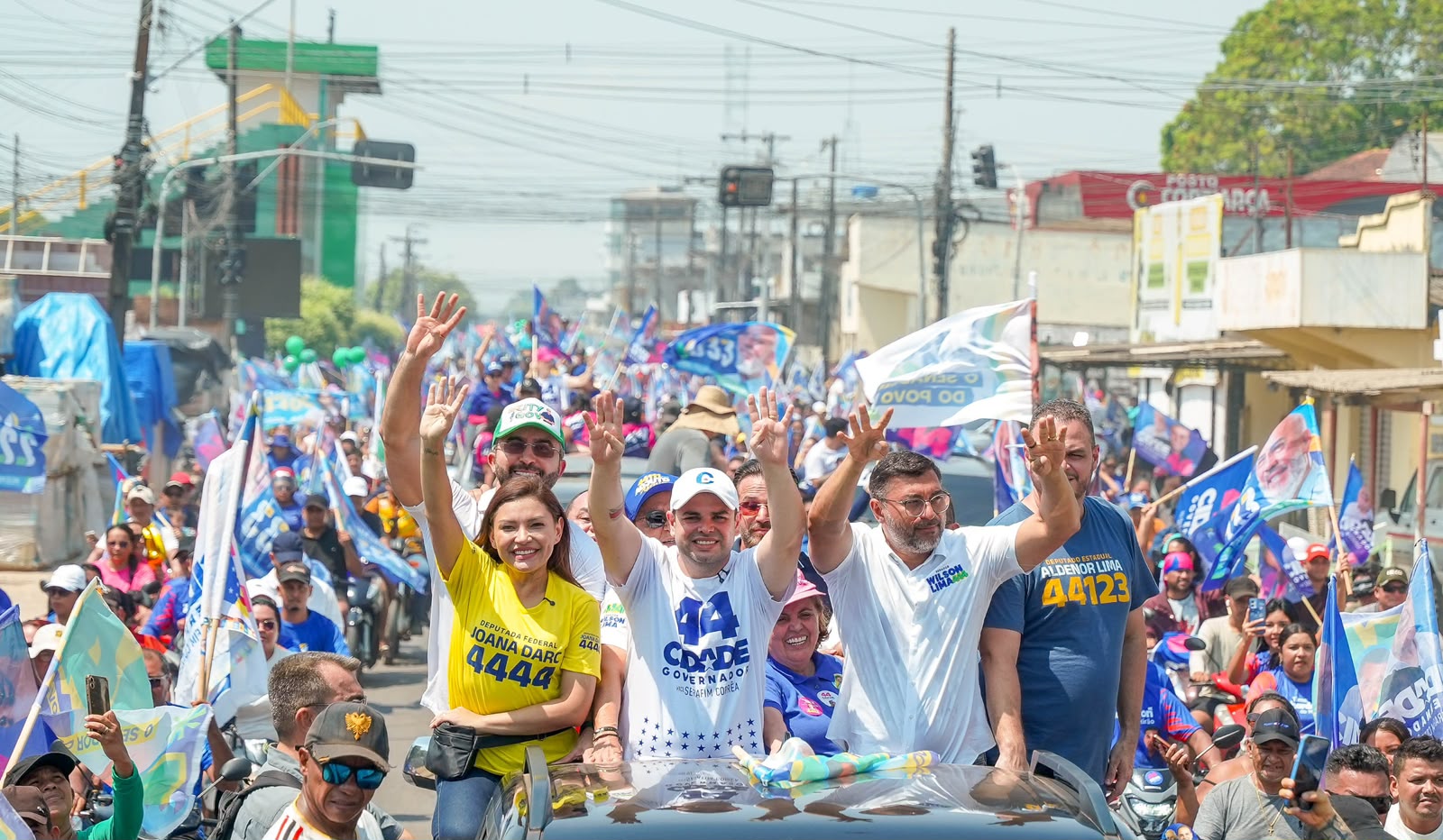 Cidade encerra giro pelo interior com carreata em Itacoatiara