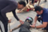 Motociclista e passageira ficam feridos após moto bater contra árvore em Manaus